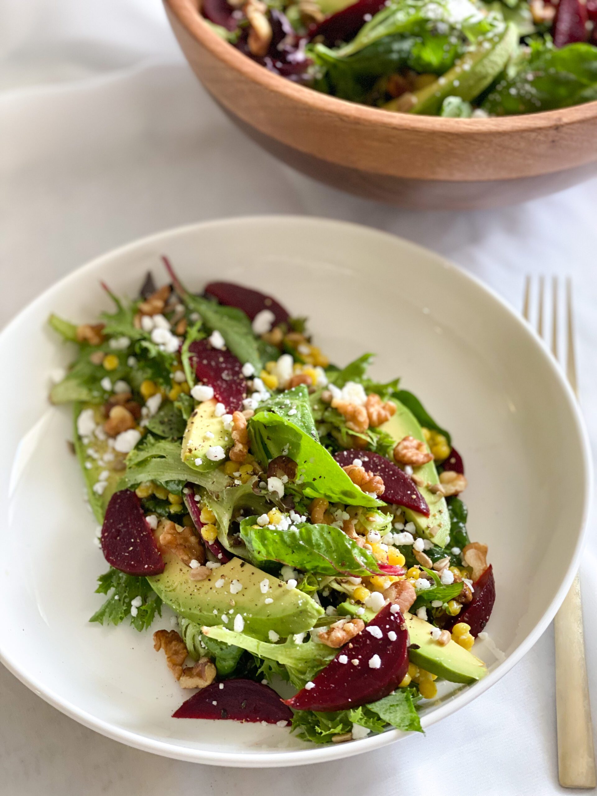 Beet and Avocado Salad with Couscous
