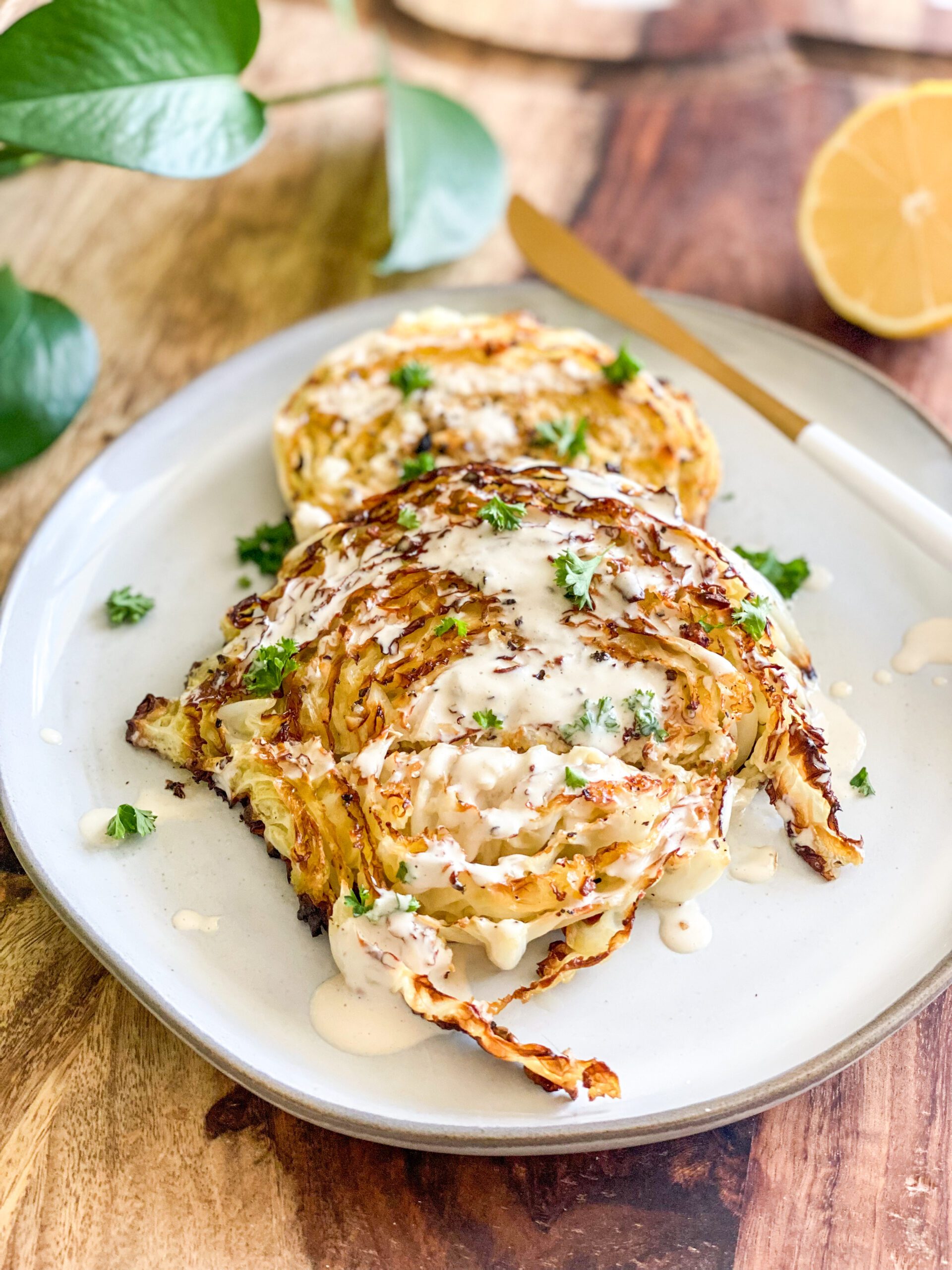 Roasted Cabbage Steaks