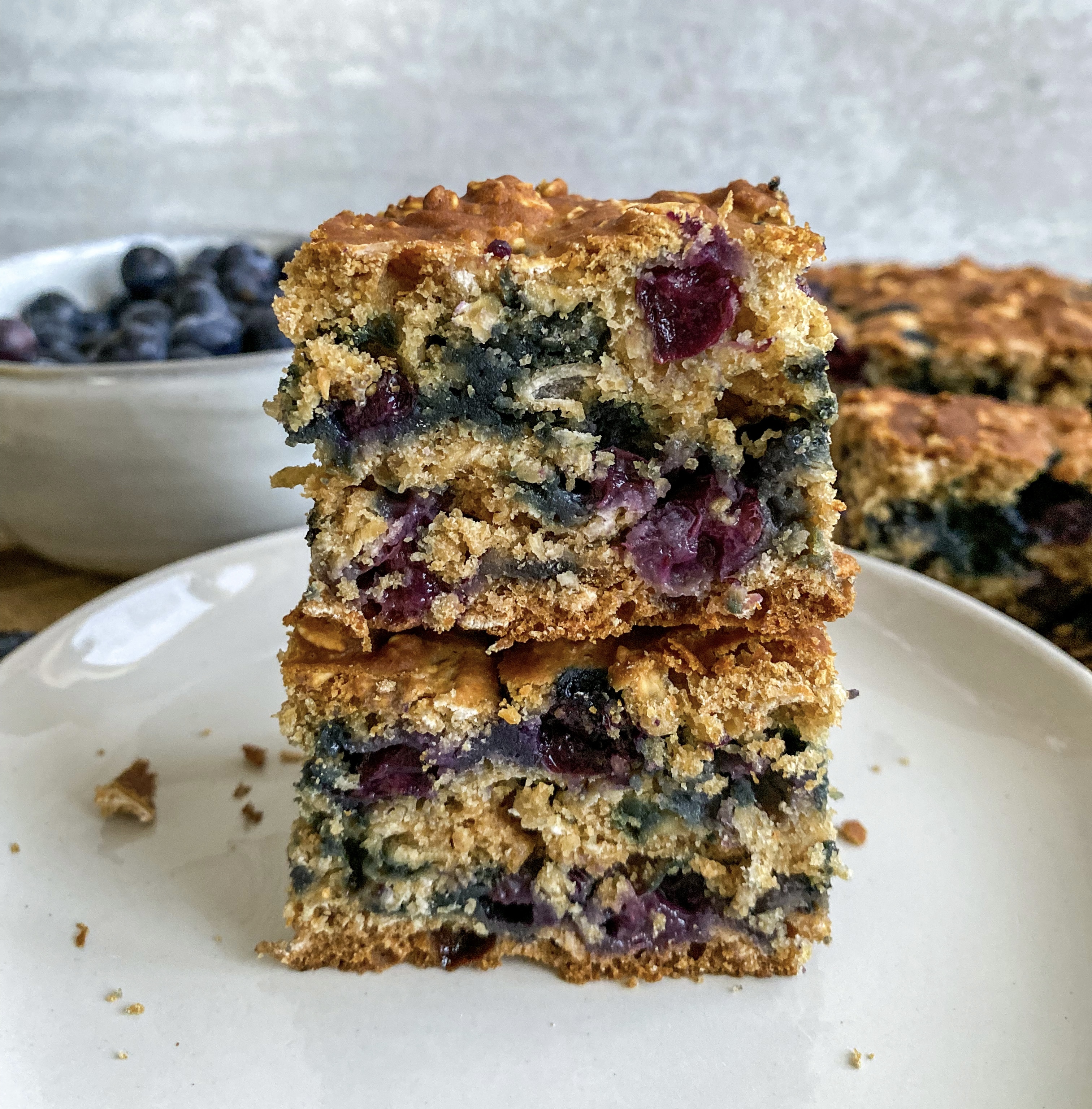 Easy Blueberry Vegan Breakfast Casserole